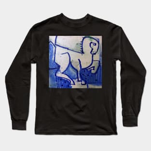 Blue Horse Long Sleeve T-Shirt